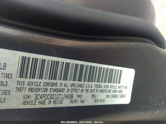 Dodge Journey Crossroad Plus 2016 3C4PDCGG1GT124038 Image 9