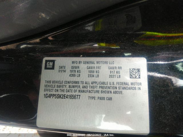 1G4PP5SK2E4165677 Buick Verano