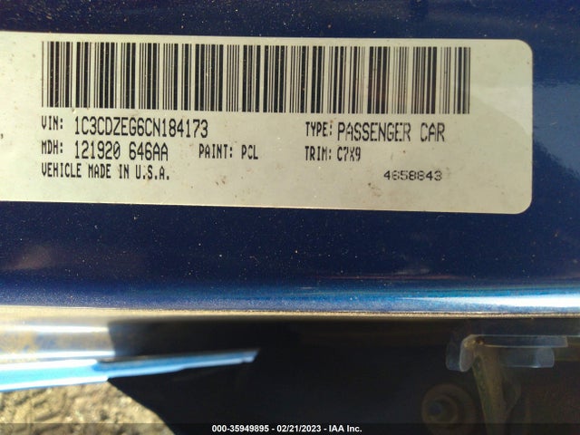 Dodge Avenger Sxt Plus 2012 1C3CDZEG6CN184173 Image 10