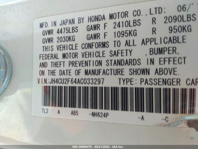 Acura TSX 2010 JH4CU2F64AC033297 Image 10