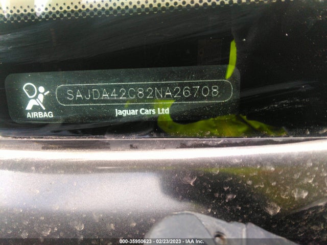 2002 JAGUAR XK8 VIN: SAJDA42C82NA26708