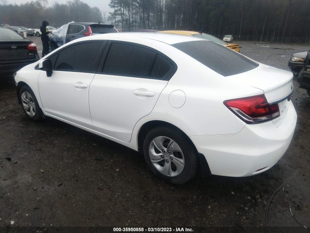 2013 HONDA CIVIC SDN LX VIN: 2HGFB2F5XDH596322