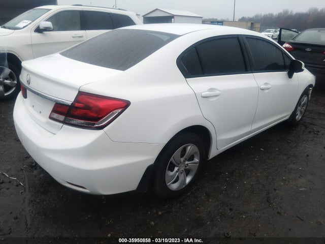 2013 HONDA CIVIC SDN LX VIN: 2HGFB2F5XDH596322