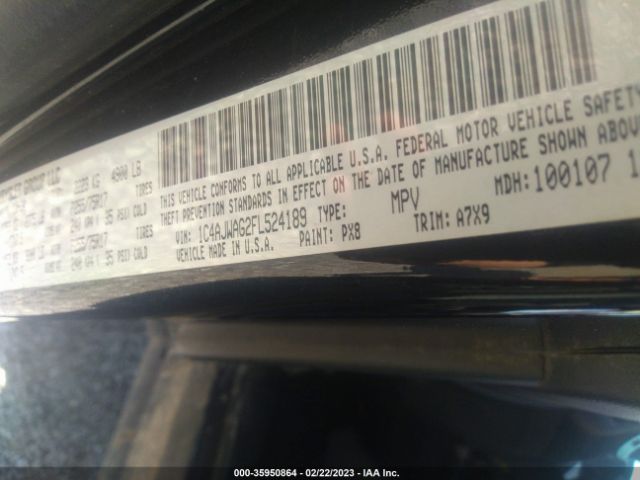 1C4AJWAG2FL524189 Jeep Wrangler Sport