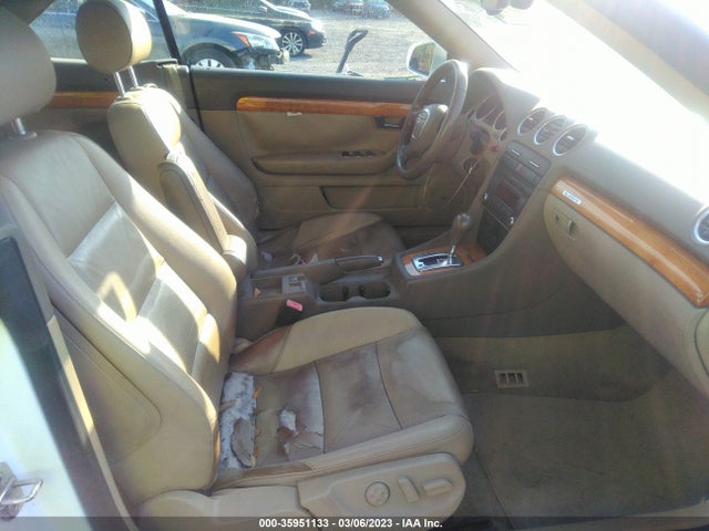2007 AUDI A4 2.0T VIN: WAUDF48H77K021540