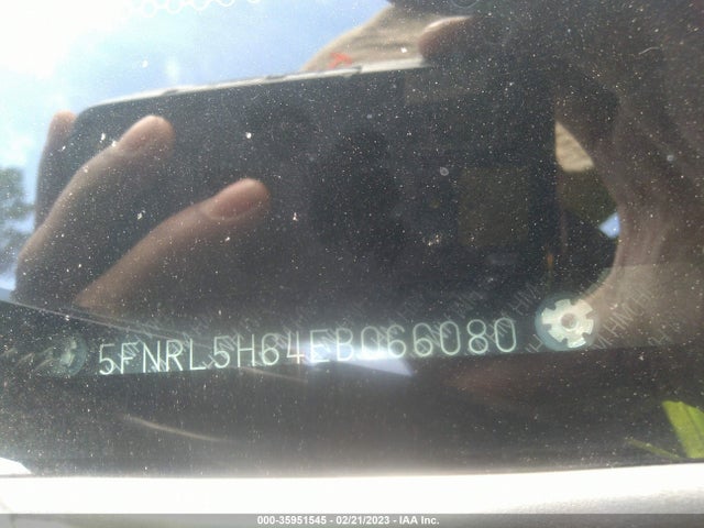 Honda Odyssey Ex-l 2014 5FNRL5H64EB066080 Image 9