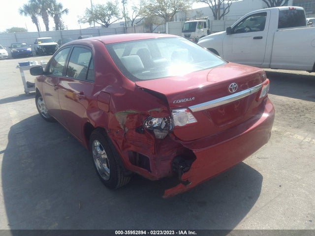 2011 TOYOTA COROLLA L/LE/S VIN: 2T1BU4EE4BC549332