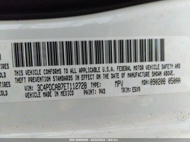 3C4PDCAB7ET112728 Dodge Journey American Value Pkg