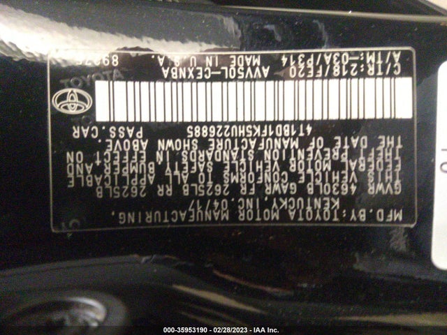 2017 Toyota Camry, VIN: 4T1BD1FK5HU226885