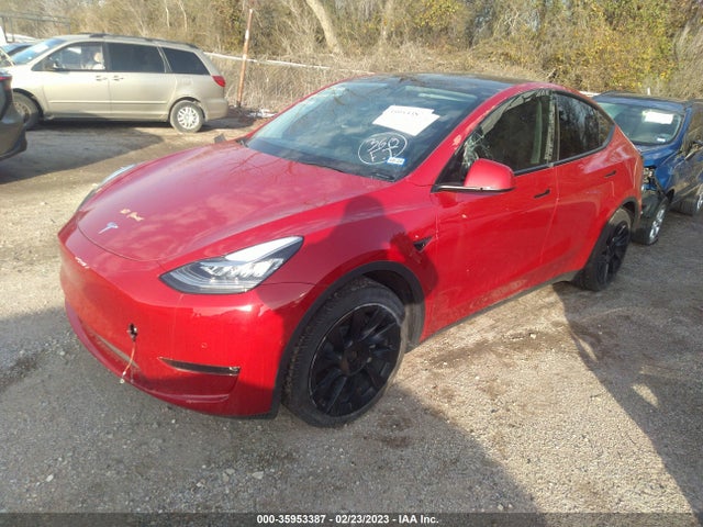 Tesla Model Y Long Range 2022 7SAYGDEE0NF318979 Image 2
