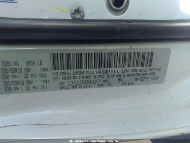 1C4PJLDBXKD411071 Jeep Cherokee Limited