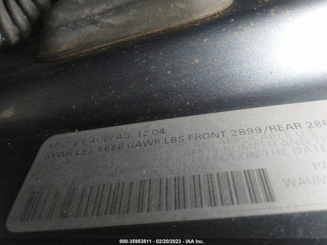 Audi A8 L 2005 WAUML44E15N012560 Image 11