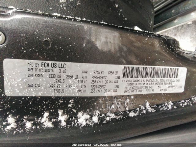 2C4RDGEG0JR241820 Dodge Grand Caravan Gt