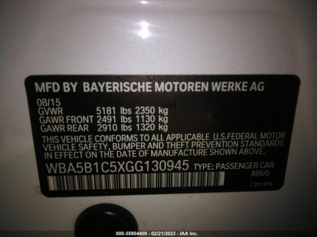 WBA5B1C5XGG130945 BMW 5 Series 535i