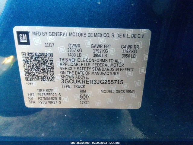 Chevrolet Silverado 1500 Lt 2018 3GCUKRER3JG255715 Image 10