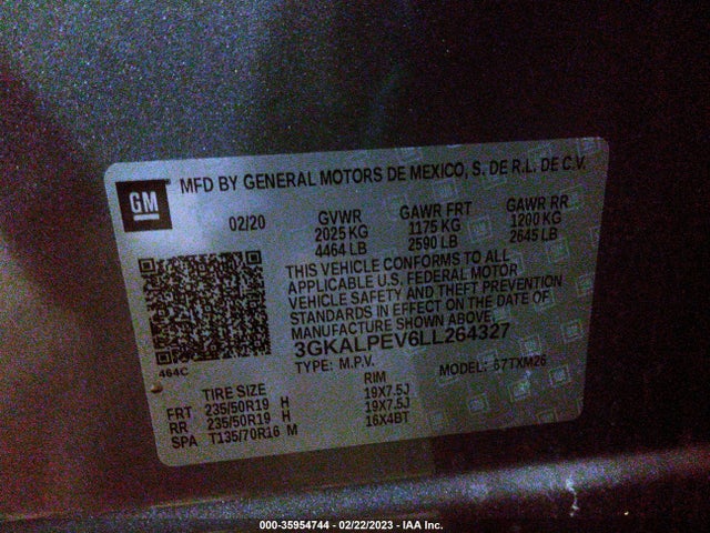 GMC Terrain Slt 2020 3GKALPEV6LL264327 Image 9