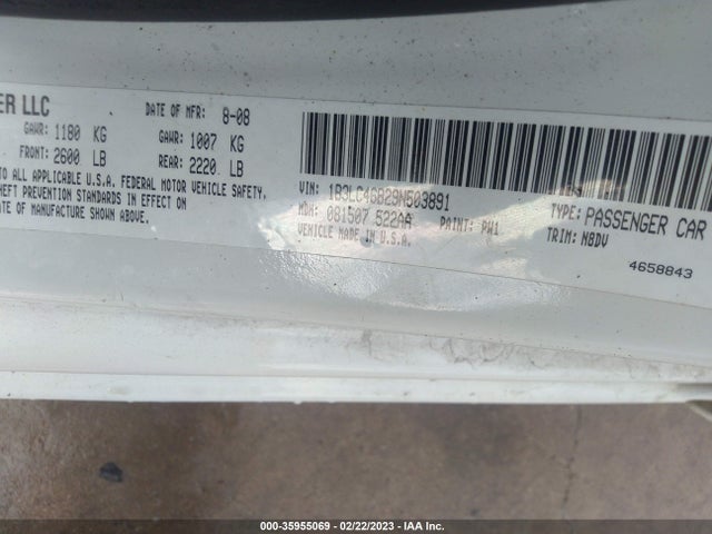 Dodge Avenger Se/sxt 2009 1B3LC46B29N503891 Image 10