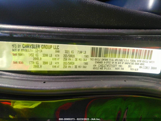 Dodge Durango R/t 2015 1C4SDJCT4FC715377 Image 9