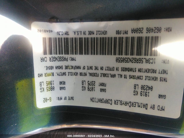 Chrysler Sebring Lxi 2002 1C3AL56R62N350550 Image 10