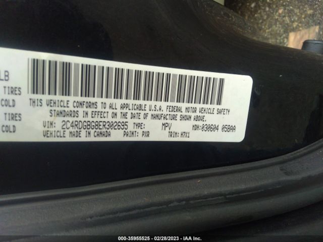 2C4RDGBG8ER302695 Dodge Grand Caravan American Value Pkg