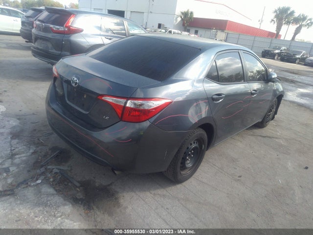 2016 TOYOTA COROLLA L/LE/S/S PLUS/LE PLUS VIN: 2T1BURHE1GC609325
