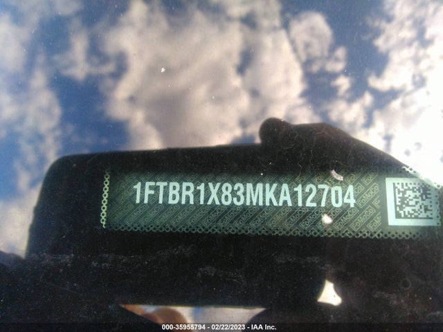 2021 Ford Transit, VIN: 1FTBR1X83MKA12704