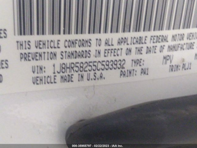 1J8HR58255C593932 Jeep Grand Cherokee Limited