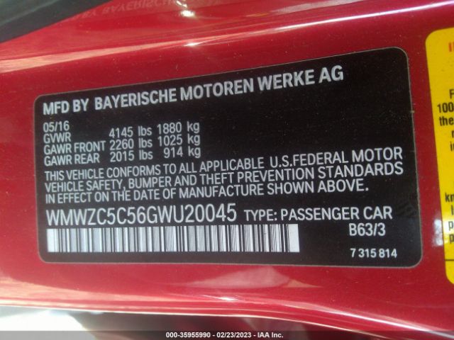 WMWZC5C56GWU20045 Mini Cooper Countryman S