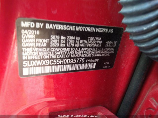 5UXWX9C55H0D95775 BMW X3 Xdrive28i