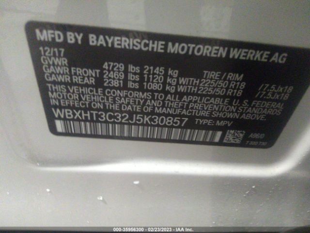 WBXHT3C32J5K30857 BMW X1 Xdrive28i