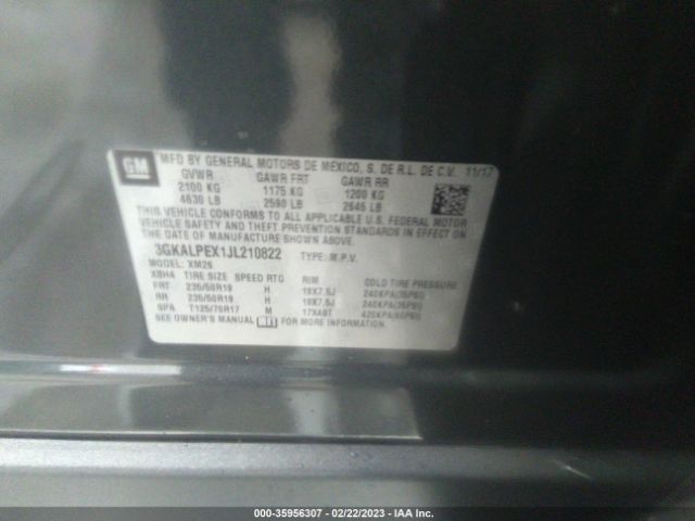 3GKALPEX1JL210822 GMC Terrain Slt