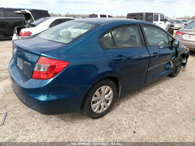 2012 HONDA CIVIC SDN LX VIN: 2HGFB2F55CH564490