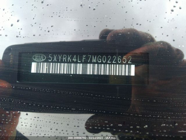 5XYRK4LF7MG022652 KIA SORENTO SX