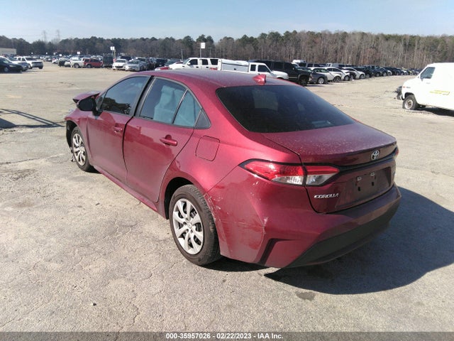 2022 TOYOTA COROLLA LE VIN: 5YFEPMAE3NP386011
