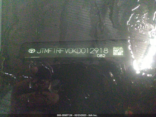 2019 TOYOTA RAV4 LE VIN: JTMF1RFV0KD012918