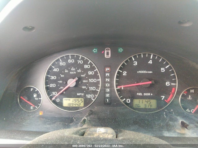 2003 SUBARU LEGACY WAGON OUTBACK VIN: 4S3BH665137643072