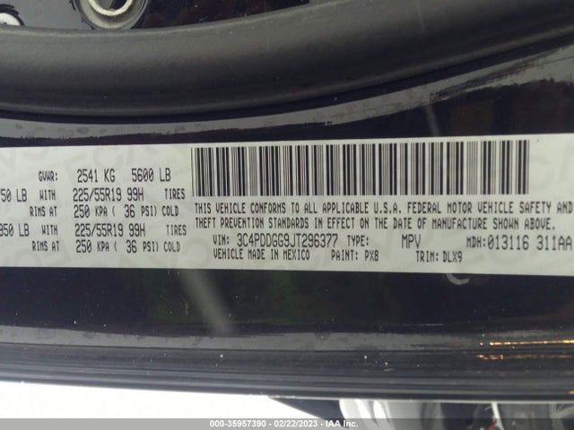 Dodge Journey Crossroad 2018 3C4PDDGG9JT296377 Image 10