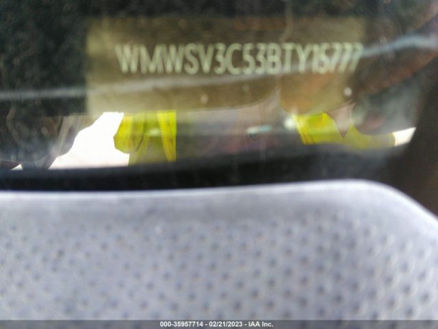 WMWSV3C53BTY15777 Mini COOPER HARDTOP