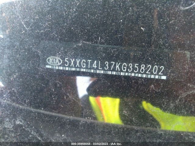 5XXGT4L37KG358202 KIA Optima Lx