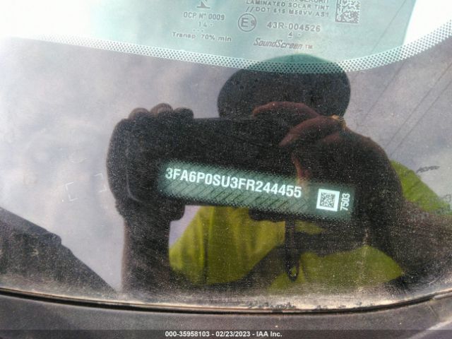 3FA6P0SU3FR244455 Ford Fusion Energi Titanium