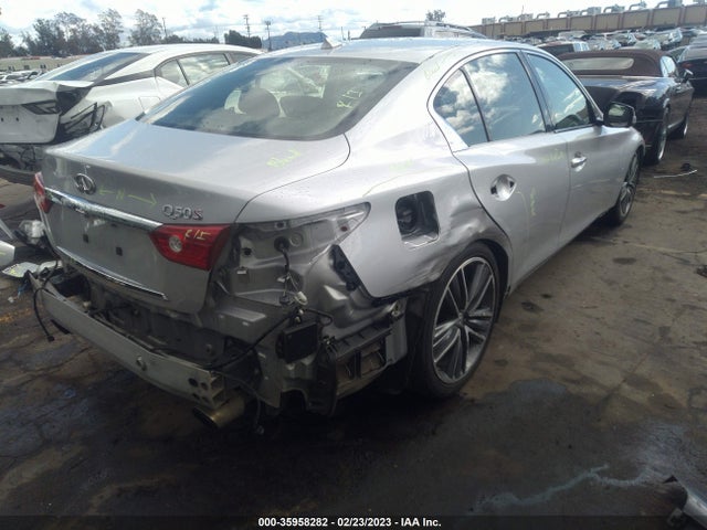 2014 INFINITI Q50 SPORT VIN: JN1BV7AP6EM684201