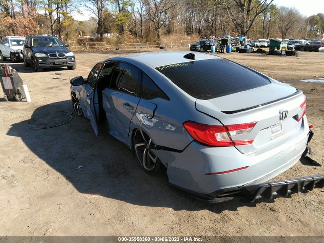 2021 HONDA ACCORD SEDAN SPORT VIN: 1HGCV1F32MA086340