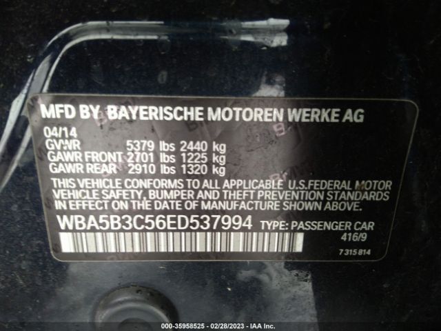 WBA5B3C56ED537994 BMW 5 Series 535i Xdrive