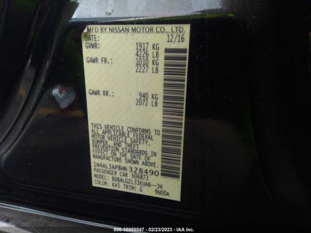 1N4AL3AP8HN328490 Nissan Altima 2.5 S