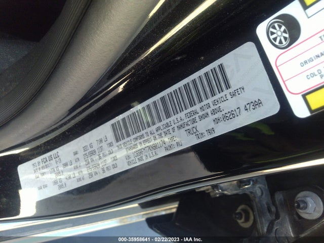 2019 RAM 1500 BIG HORN/LONE STAR VIN: 1C6SRFMT7KN901174