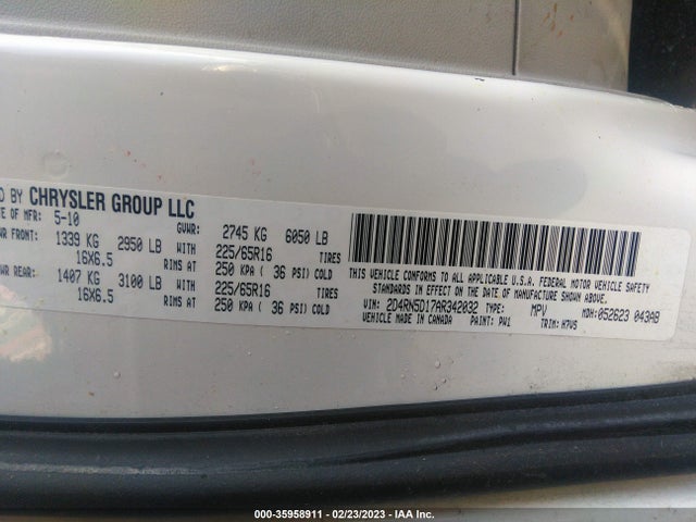 Dodge Grand Caravan Sxt 2010 2D4RN5D17AR342032 Image 10