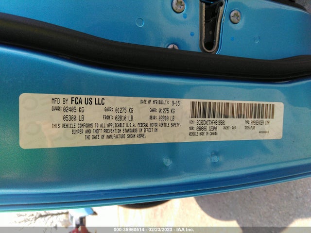 Dodge Charger Road/track 2015 2C3CDXCTXFH918881 Image 9