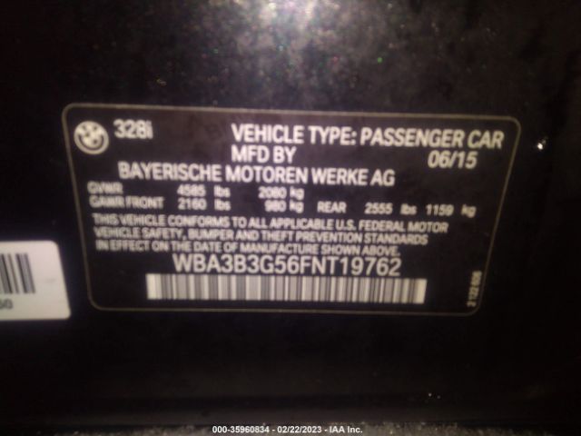 WBA3B3G56FNT19762 BMW 3 Series 328i Xdrive