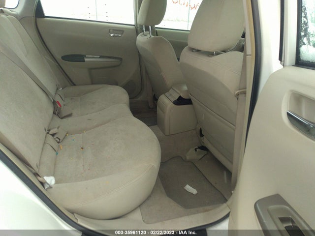 2008 SUBARU IMPREZA WAGON I VIN: JF1GH61618H805019