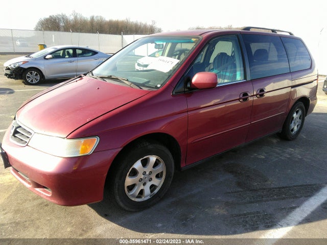 2002 HONDA ODYSSEY EX-L W/DVD/LEATHER VIN: 2HKRL18002H517801